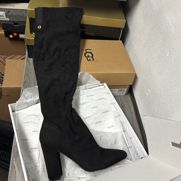 GUESS Mireya Tall Women's Regular Calf Dress Boots - Picture 5 of 5